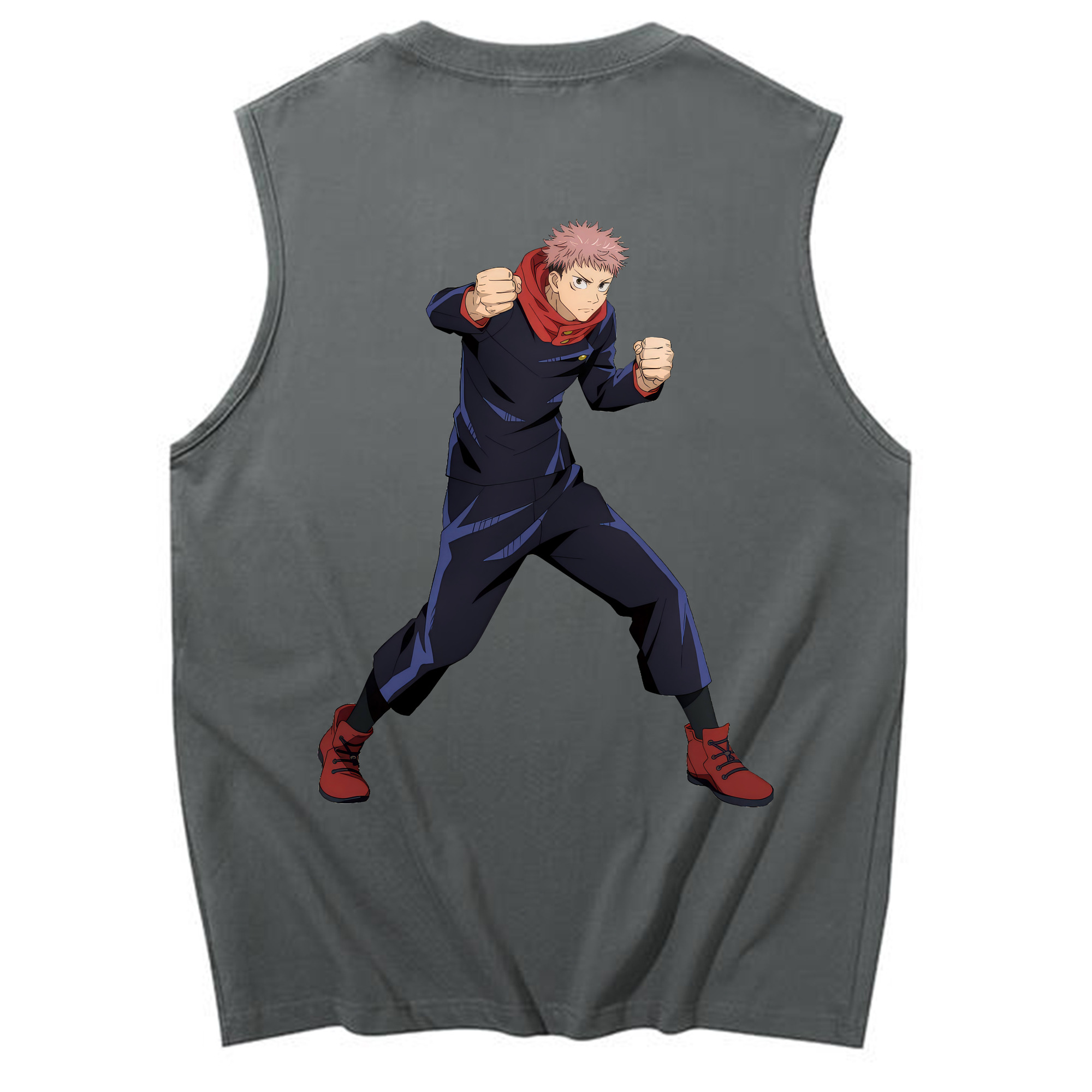 （画像用） 呪術廻戦 Jujutsu Kaisen コットン100％タンクトップ（背面プリント）